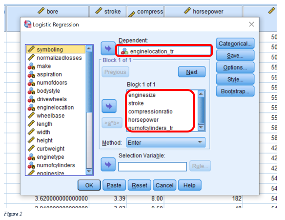 Machine Learning Logistic Regression - SPSS