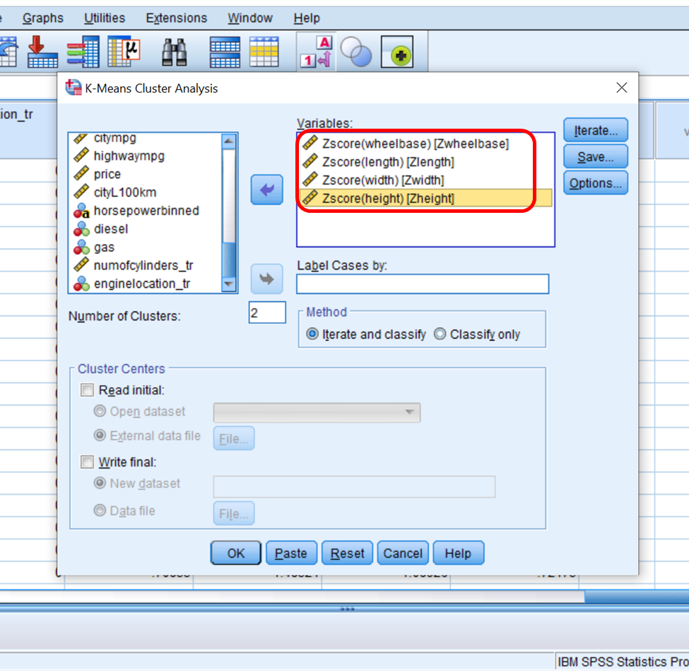 Machine Learning KMeans Clustering - SPSS