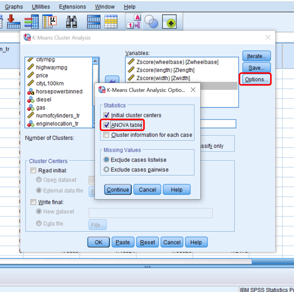 Machine Learning KMeans Clustering - SPSS