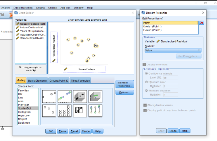 scatter plot