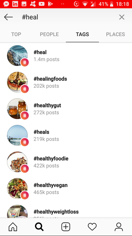 Tag Instagram UX analysis